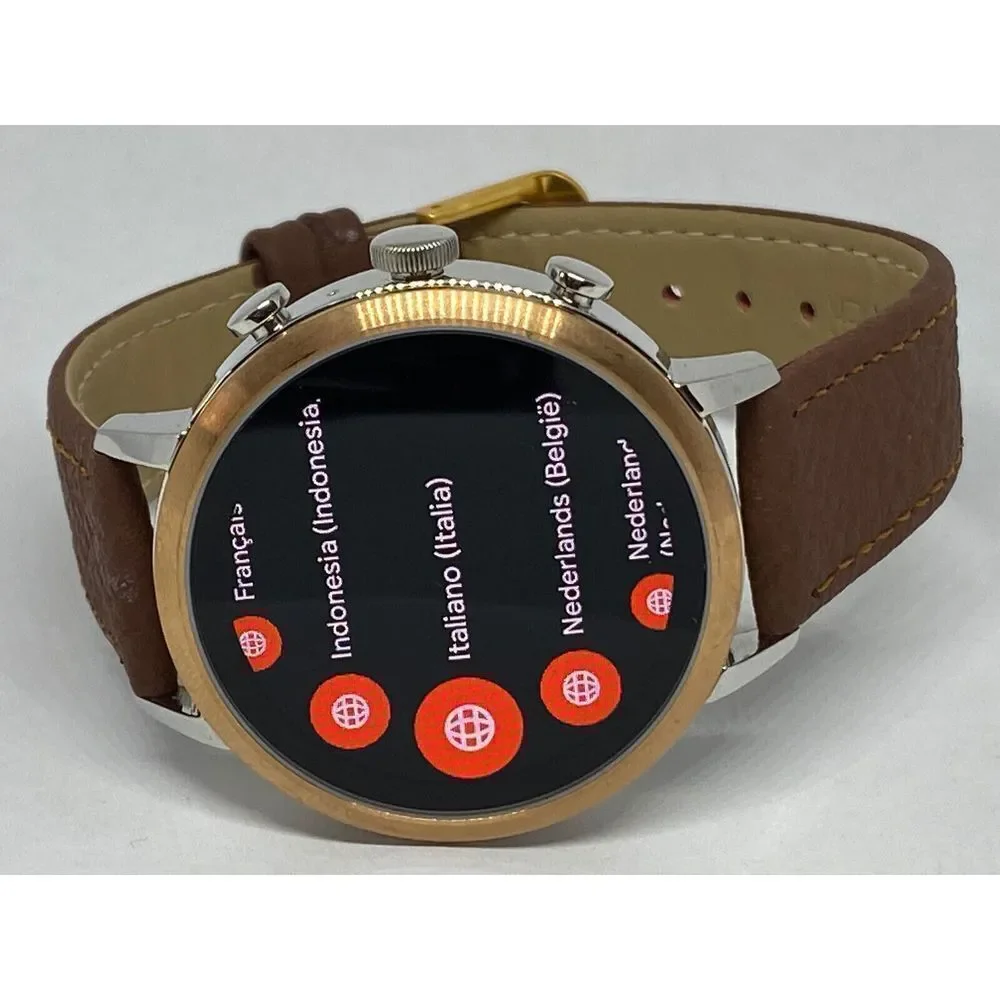 Fossil Gen 4 Authentic Digital Dial Smart Watch Custom Band FTW6016 DC92